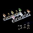 thumbnail image 5 of Nail Practice Stand, Silver - Nail Practice Display Stand with Clay, Color Card Holder for Nail Art Training, Nail Tools Easter Mother'S Day Nail Makeup Organizers, 5 of 8