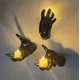 thumbnail image 1 of 2025 Halloween 3pc Halloween Resin Horror Candle Decoration Horror Hands Candles For Halloween Wall Decoration, 1 of 5