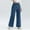 B0 Dark Blue Womens Pants Under $5, variant on Pants Under $5 ! Yrmaups Wide Leg Jeans Woman Casual Baggy Mid Rise Stretchy Elastic Waist Pull On Jeans Baggy Loose Cropped Denim Trendy Casual Long Pants