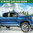 thumbnail image 2 of Visera de Sol para el Lado Derecho del Pasajero de Toyota Tacoma 2005-2015, Plástico con Espejo No.74310-04081-B0 Gris, 2 of 6