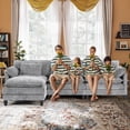thumbnail image 5 of JONPONY 111" Modular Cloud Couch, L Shaped Sectional Sofa with Movable Ottoman,3 Oversized Seats Sleeper Couches for Living Room, Apartment,Lightgrey, 5 of 8
