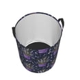 thumbnail image 3 of Goofa Lavender Flowers Printed Circular Hamper,Laundry Basket with Handles,Storage Baskets Foldable,Large Capacity Laundry Hamper-Medium, 3 of 8