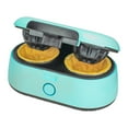 Brentwood TS1402BL Double Waffle Bowl Maker, Mini Electric Fun Dessert Making Machine