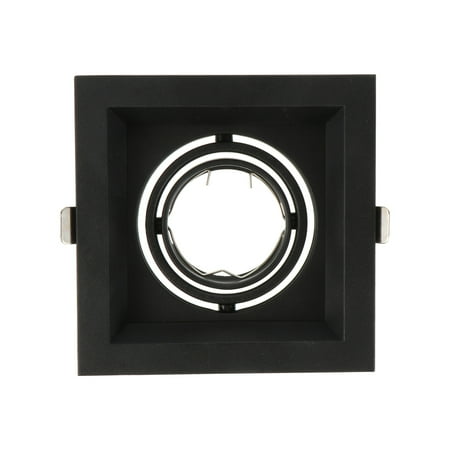 

NUOLUX 1Pc LED Spotlight Trim Ring Ceiling lamp Mount Shell Compatible for MR16 GU10