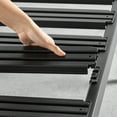 thumbnail image 5 of Mellow Rocky Base E Metal Platform Bed with Patented Wide Steel Slats, Black, California King, 5 of 10