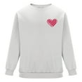 thumbnail image 4 of NuoCaiYun Sweatshirts Men's Crew Neck Fashion Valentine's Day Print Long Sleeve Casual Loose Comfort Pullover Tops, 4 of 6
