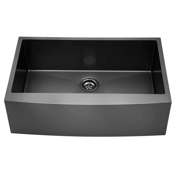 Htonron 30 inch Farmhouse Kitchen Sink, 16 Guage Stainless Steel Single