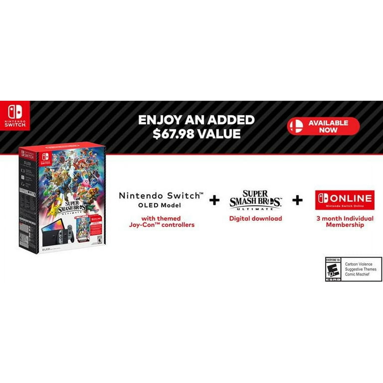 Nintendo Switch™ - OLED Model: Super Smash Bros. Ultimate Bundle