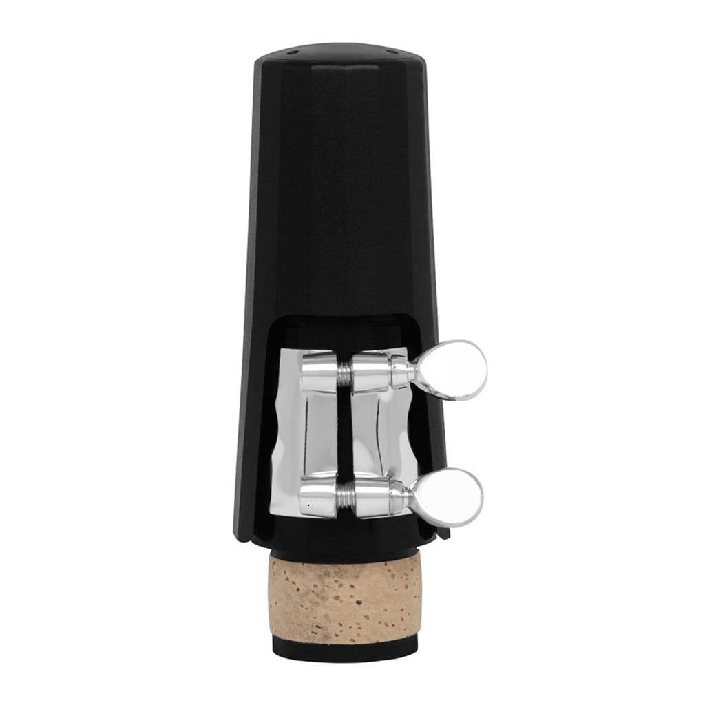 CEORPER Reliable Clarinet Saxophone Mouthpiece Set with Ligature and Plastic Caps Clarinet Flute Head Mouthpiece Easy to Replace