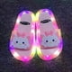 thumbnail image 1 of Zapatillas para niños y niñas, zapatos con estampado de animales de unicornio de dibujos animados, zapatos bonitos de moda iluminados, zapatillas de baño para niños pequeños, 1 of 5