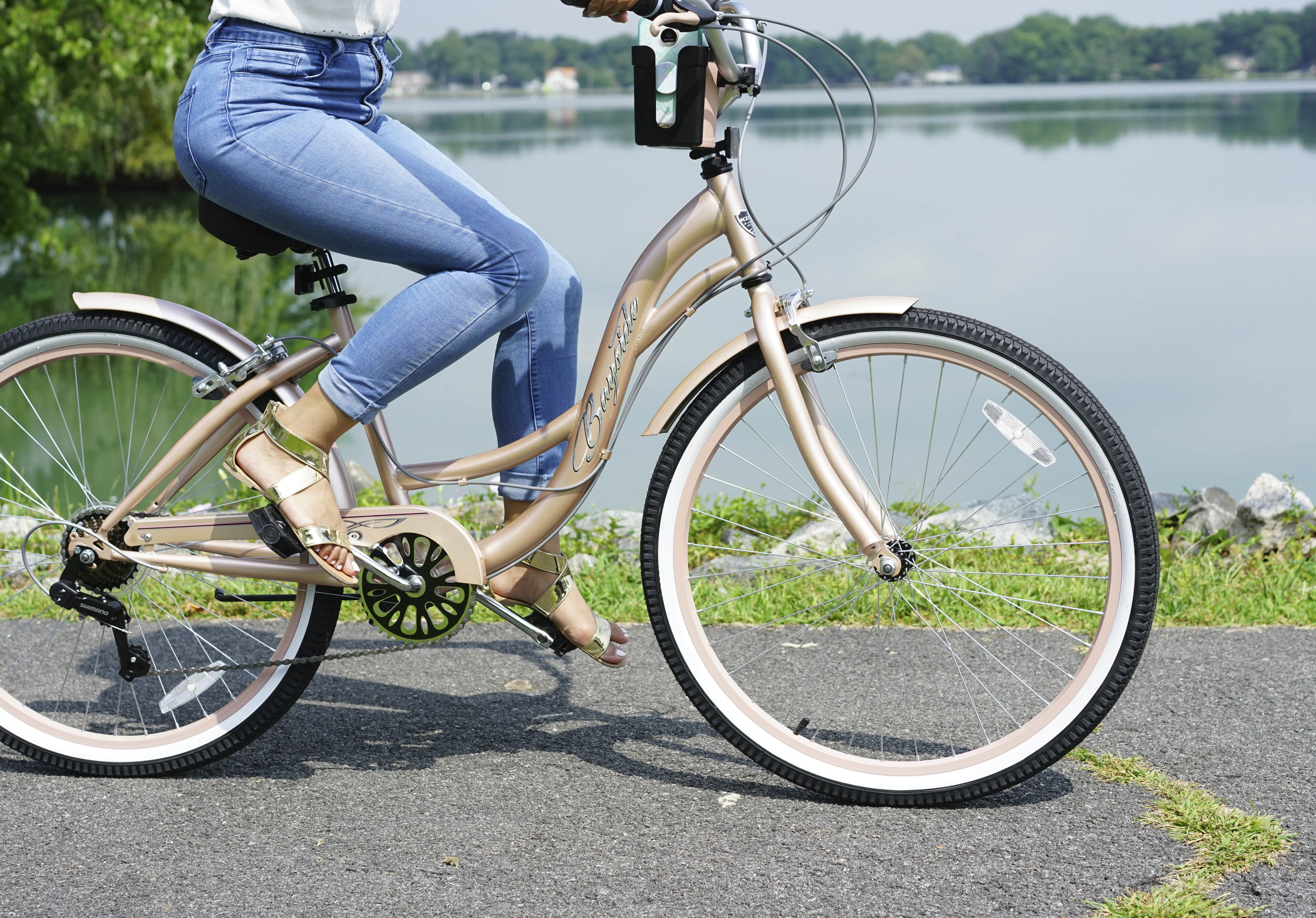 Kent 26 In. Bayside Women's Cruiser Bike, Rose Gold