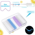 thumbnail image 2 of Cepillos interdentales Lanjue, 250 piezas, con estuche para limpieza de dientes, 2 of 7