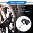 thumbnail image 2 of Sensor de presión de llantas TPMS Unique Bargains 433MHz No.407003VU0B para Nissan Qashqai 1.2 DIG-T 2013-2016, 2 of 7