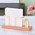thumbnail image 5 of Kitchen Decor & Table Essential Stylish Wooden Napkin Holder Duulaya Duulaya, 5 of 5