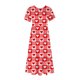 thumbnail image 3 of Puntoco Vestido Midi De Moda Para Mujer Del Día De San Valentín Vestido Con Cuello Redondo Y Manga Corta Con Dos Bolsillos Y Estampado De Amor Rojo Xxl,Regalos Para Mujer Joven, 3 of 4