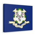 thumbnail image 2 of Connecticut State Flag Canvas Vibrant Wall Art Unframed Home Decor, 2 of 13