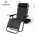 thumbnail image 3 of Camastro Para Exterior Plegable Portatil Con Porta Bebidas negro 1 Sky Grenn HJCOCM130001, 3 of 6