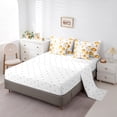 thumbnail image 3 of YST Halloween 7-Piece Comforter Set, Twin Size, Ghost Pumpkin Theme, Yellow, 3 of 5