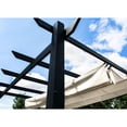 thumbnail image 3 of ALEKO PERGWT Aluminium Extérieur 9 x 9 Pi Canopée Treillis de Raisin Pergola, Blanc, 3 of 10