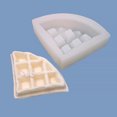 thumbnail image 4 of Silicona Waffle Diy Molde reutilizable Vela resistente al calor Cera Polímero Arcilla Hacer accesorios de trabajo de arte de moho adornos hechos a mano Inevent HA061022-00B, 4 of 7