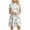 White Womens Summer Dress, variant on USSUMA Dress for Women Wedding Guest, Women’s Casual Summer T Shirt Dress Loose Short Sleeve Floral Print Tunic Dress Boho Beach Swng Sundress for Women