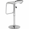 thumbnail image 4 of SAFAVIEH Taronda Euro Chic Swivel Bar Stool, White, 4 of 4