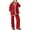 Red, variant on PRETTYGARDEN Women's 2 Piece Outfits Knit Matching Lounge Sets Long Sleeve V Neck Cardigan Sweaters Wide Leg Pants Tracksuits