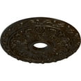 thumbnail image 3 of Ekena Millwork 19 7/8"OD x 3 5/8"ID x 1 1/4"P Spring Leaf Ceiling Medallion (Fits Canopies up to 5 5/8"), Hand-Painted Bronze, 3 of 6