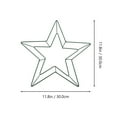 thumbnail image 2 of 2pcs Metal Wreath Rings Wall Hanging Decor Wreath Frame Craft Floral Ring, 2 of 9