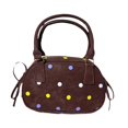 thumbnail image 1 of Bolso bandolera versátil con cremallera y correa ajustable para mujer. Bolso de mano para el trabajo. Café, 1 of 8