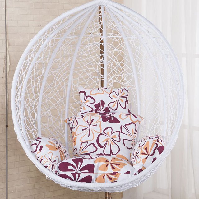 Cojín de asiento para columpio, cojín colgante para silla de ratán, hamaca para patio al aire libre, cojín para porche, silla colgante, cojín de cintura Fivean unisex