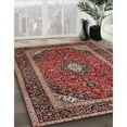 thumbnail image 3 of Ahgly Company Machine Washable Indoor Square Traditional Saffron Red Area Rugs, 8' Square, 3 of 7
