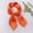 Orange, variant on Solid Color Satin Square Scarf with Smooth Silky Texture and Lustrous Finish Featuring 27 Inch Large Size Army Green