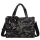 thumbnail image 2 of Bolsa Bolso bandolera acolchado de algodón Bolso grande con asa superior para mujer con bufanda (camuflaje) Tmvgtek Para estrenar, 2 of 3