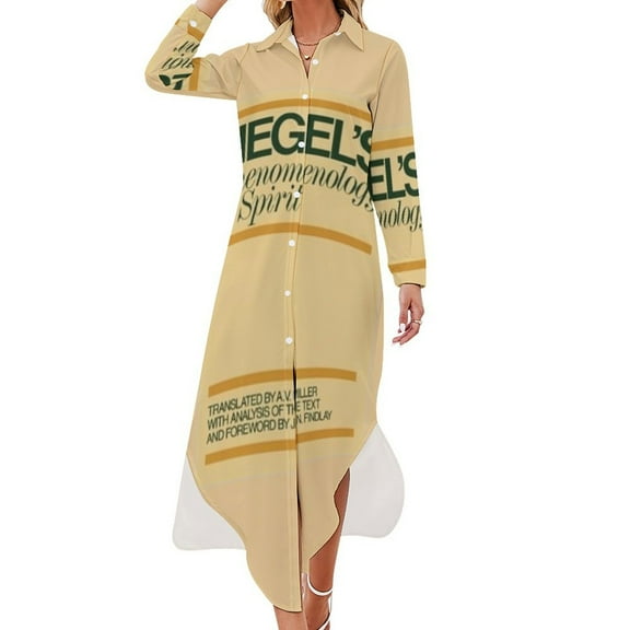 Hegel-Phenomenology of spirit Long Sleeved Shirt Dress african dresses for woman elegant dresses plus sizes dress women summer