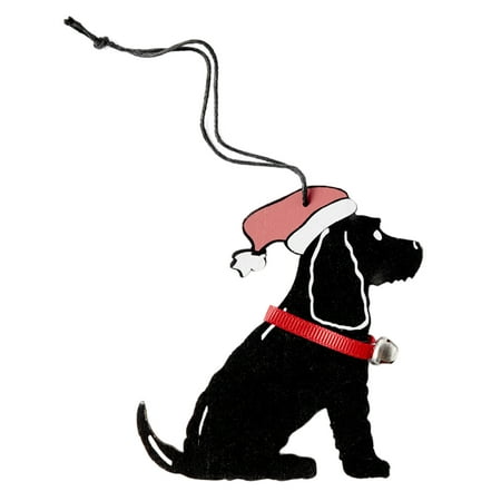 

Eastshop Christmas Pendant Festive Delightful Decorative Lovely Xmas Tree Wooden Pet Dog Pendant for Home