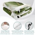 thumbnail image 4 of King Quilt Set 96''x106'', Sage Green Marble Lightweight Bedspread Coverlet Set with 2 Pillow Shams, Gold White Geometric Hexagon Modern Breathable All Season Quilt Bedding for Bedroom/Guest Room, 4 of 9