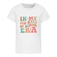 thumbnail image 3 of BOOMNY Toddler Baby Girls Tshirts Short Sleeve T Shirts for Girls Letter Graphic Y2K Breathable Loose Fit Cozy Childrens Athletic Tees, 3 of 4