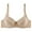 Beige, variant on Jsaierl Lace Bras for Women Wirefree Push Up T-shirt Bras Seamless Comfortable Bralettes Flex Fit Everyday Full Figure Bras