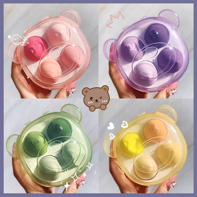 Maquillaje de belleza huevo de remojo en agua traje grande seco y húmedo huevo de maquillaje de doble uso esponja de huevo de maquillaje herramienta de maquillaje de belleza borla de maquillaje en