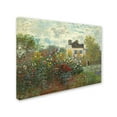 thumbnail image 2 of Trademark Fine Art Claude Monet The Artist's Garden In Argenteuil Canvas Wall Art - 35x47, 2 of 4
