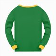 thumbnail image 4 of NOLDARESGirls Christmas Pajamas Toddler Boy Kids Holiday Jammies Set PJS Winter Sleepwear Children Clothes X104-Green, 4 of 5