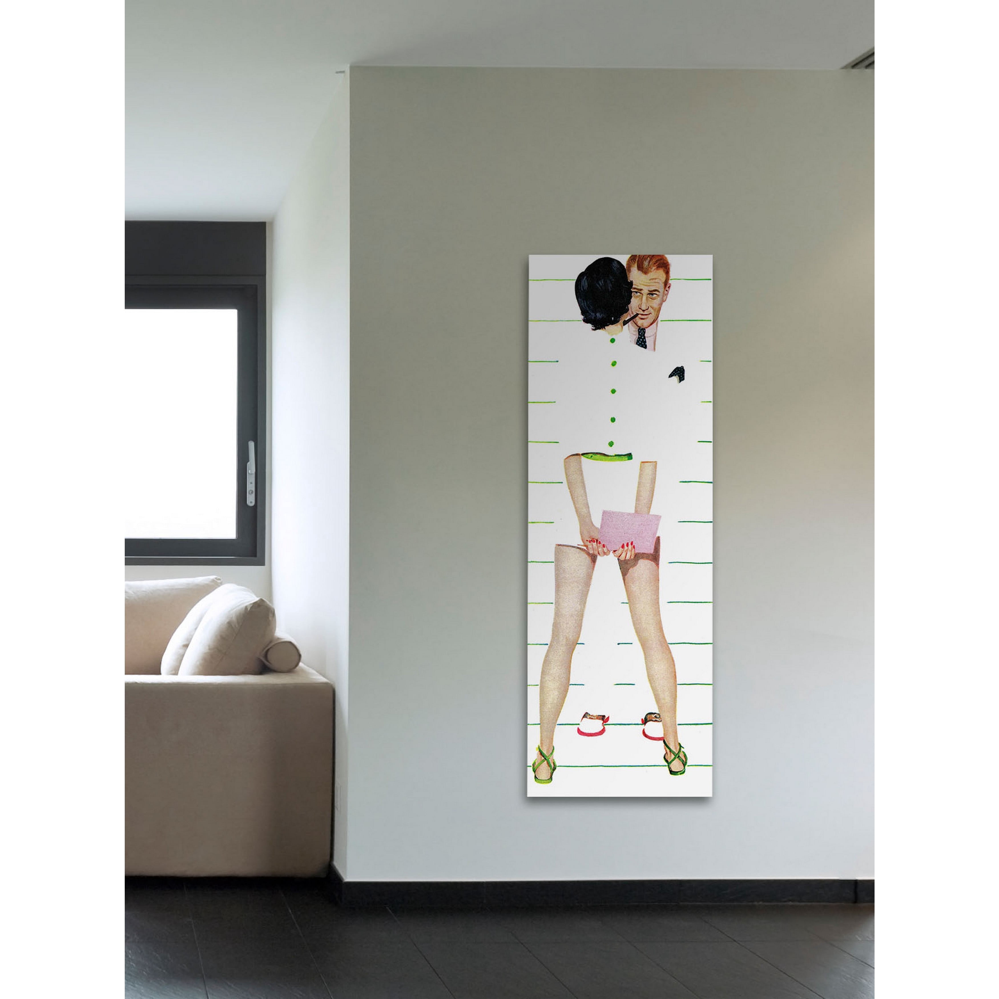 "The Brazen Widow" Painting Print on Canvas