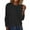 501_Black, variant on Sweaters for Graceful Women Fashion, Spring/Summer Crewneck Sweater Pullover Knit with Solid Color Thin Long Sleeved Warm Top/Autumn Coat, Womens Fall Tops
