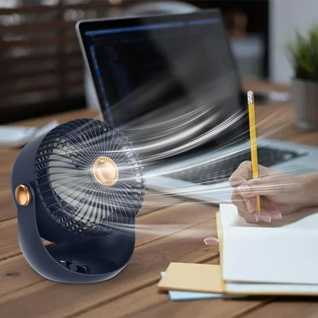 

Grassland Adjustable Number Of Gears Small Fan Desk Cycle Fan Usb Rechargeable Quiet Small Travel Portable for Men Shopping Makeup Decorate