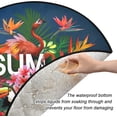 thumbnail image 2 of GZHJMY Flamingo Christmas Tree Mat, Round Christmas Tree Stand Mat Decoration for Holiday Party Home Christmas Day Ornaments Floor Door, 28.3", 2 of 6