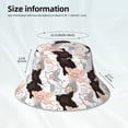 thumbnail image 4 of Daiia Pigs Pattern Bucket Hat - Trendy Cotton Sun Hat for Beach, Golf, Fishing - Fun Outdoor Vacation Boonie for Men and Women, 4 of 9
