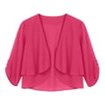 thumbnail image 4 of enyan Women's Soft Shawls and Wraps for Evening Dresses, Wedding Formal Dress Shawl Cape Cover up（Hot Pink,One Size）, 4 of 4