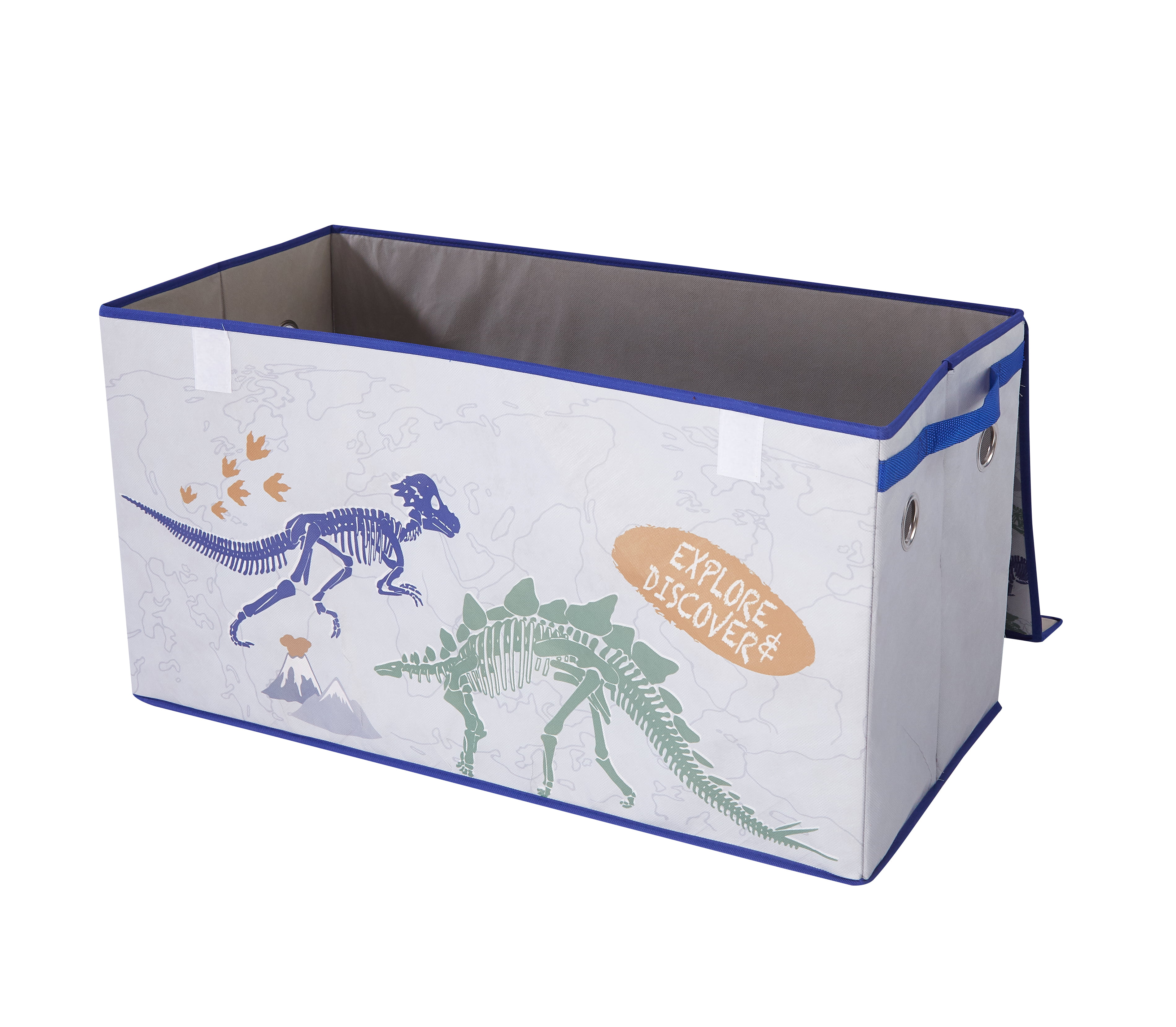Heritage Kids Poly Canvas Collapsible Toy Storage Trunk 28 W Dinosaur