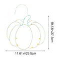 thumbnail image 3 of KMMYS Thanksgiving Halloween Window Lights, Iron Forged Pumpkin Maple Leaf Decoration, 8 Lighting Modes with Remote Control, Indoor Outdoor Festive Decor, Energy Efficient Copper String Lights, 3 of 6